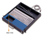 MK-KB1C 1U高度機(jī)架式鍵盤/鼠標(biāo)抽屜