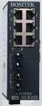 Bositek IES8-100T/SC,ST,SCS 6個(gè)電口+2對(duì)光纖口
