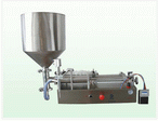 玉祥機(jī)械 JF-1000ML全氣動(dòng)半自動(dòng)膏液體灌裝機(jī)（帶斗式）