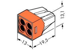 萬可（WAGO）建筑布線、照明連接器774－104