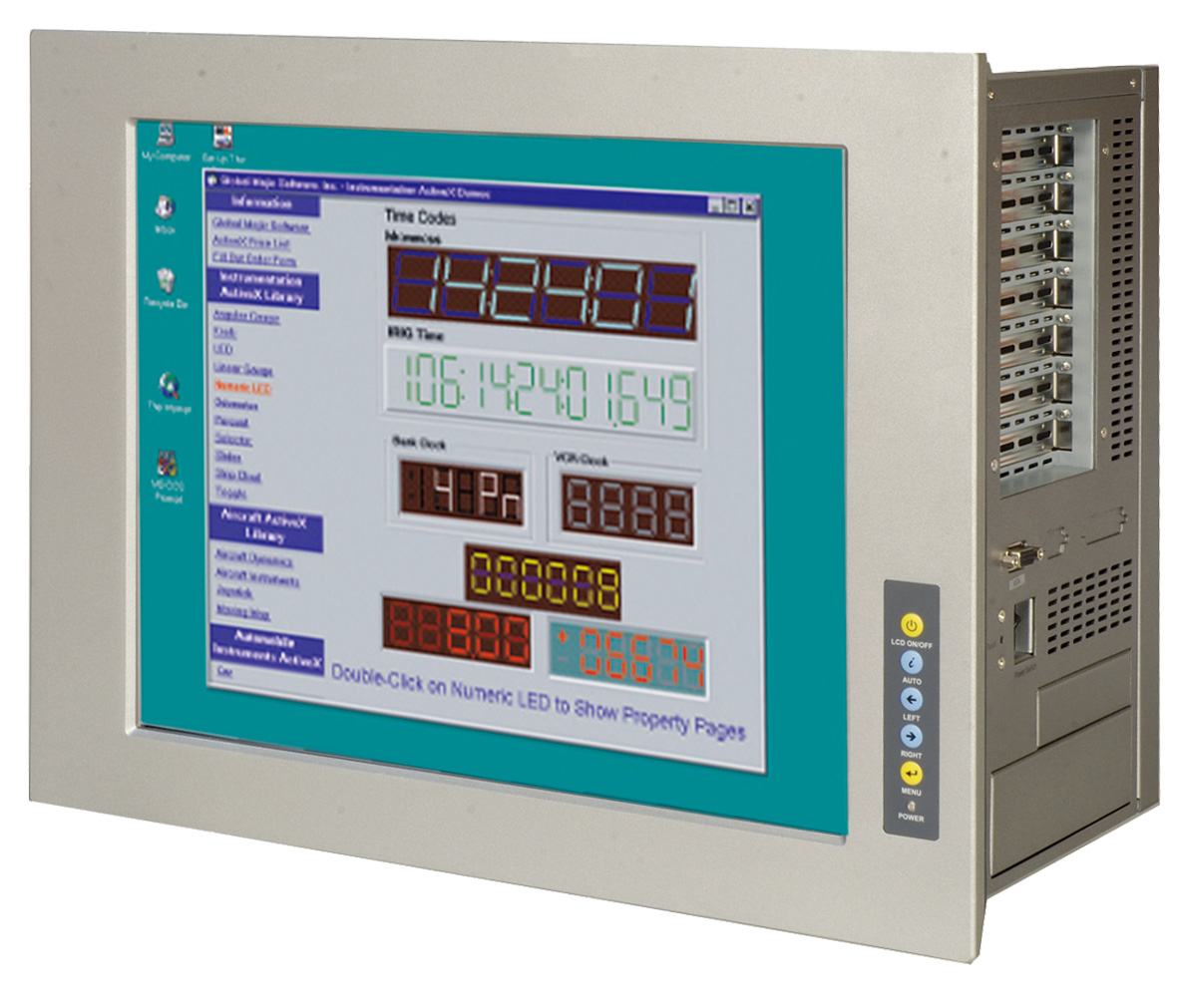 威興達(dá) MPC-57GS 8U 17LCD-7槽小型嵌入式工作站