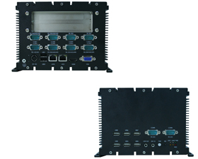 YHX-BBOX5307 亞華興無風(fēng)扇嵌入式10串口、雙PCI插槽工業(yè)計(jì)算機(jī)