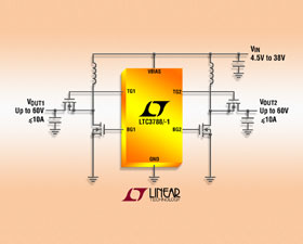 LTC3788 - 兩相、雙通道輸出、同步升壓型控制器
