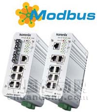 科洛理思- JetNet 4508 V2系列工業(yè)以太網(wǎng)交換機(jī)支持Modbus TCP/IP工業(yè)通訊協(xié)議，能確保工廠自動(dòng)化系統(tǒng)靈活穩(wěn)定的運(yùn)行