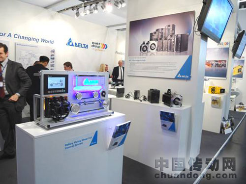 臺達在電子凸輪動態(tài)機臺，展現臺達自動化產品的高精密度以及解決方案在行業(yè)應用的無限可能